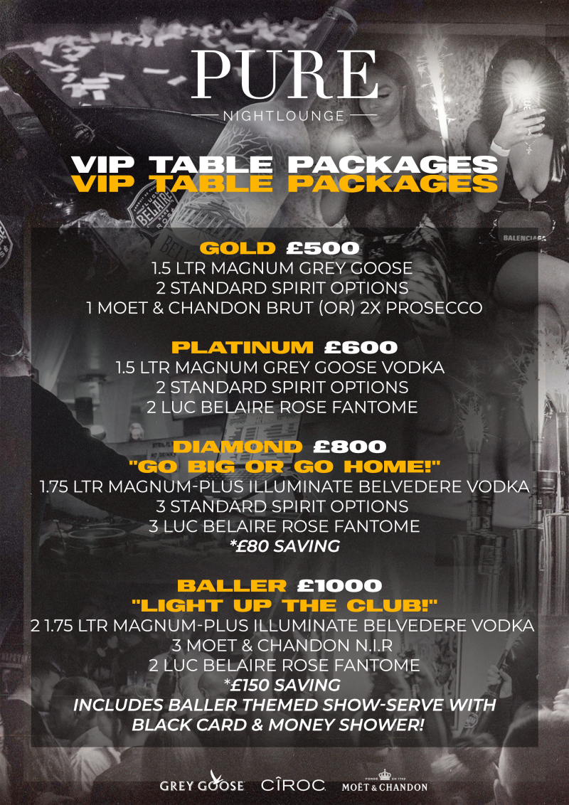 Book a Booth PURE Liverpool